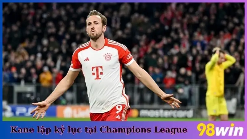 Harry Kane trở thành cầu thủ Anh đầu tiên ghi 10 bàn tại Champions League